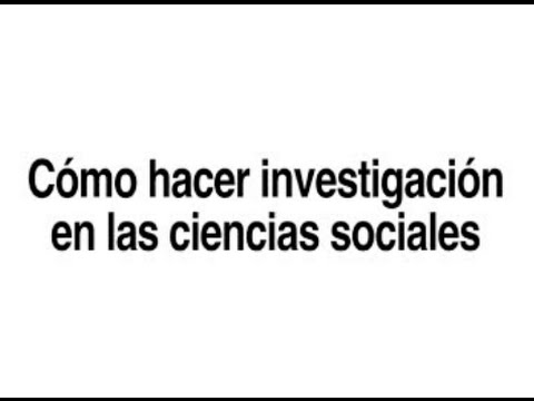 hugo enrique saez como investigar y escribir en ciencias sociales