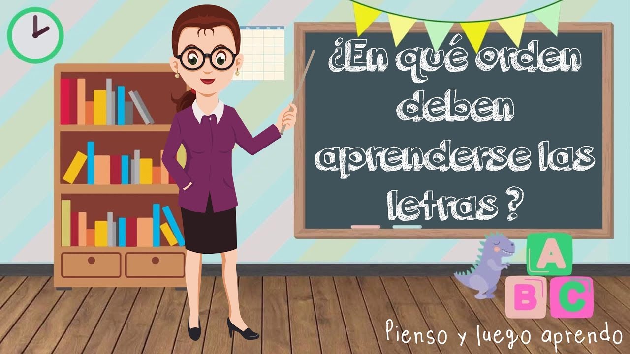 orden de las letras para enseñar a leer