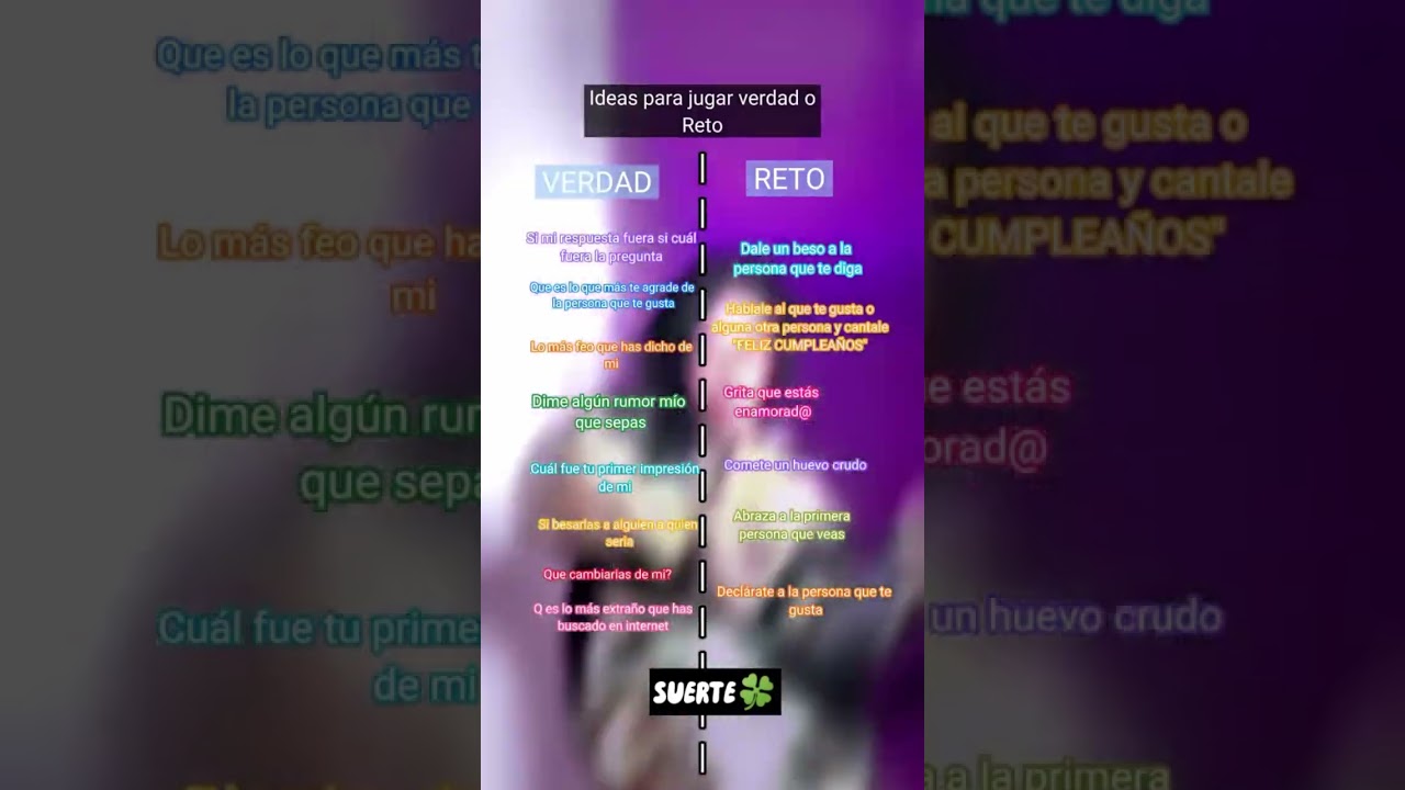 que reto le puedo poner a mi novia
