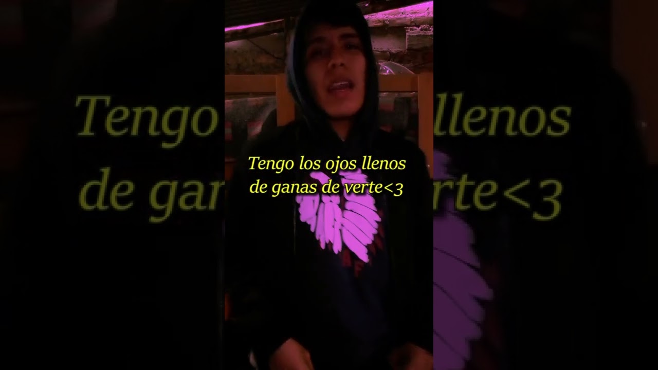 tengo los ojos llenos de ganas de verte