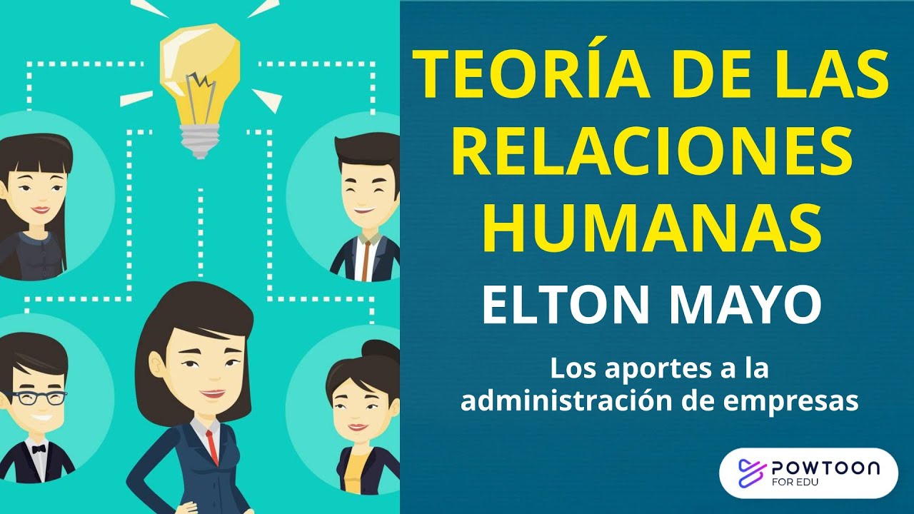 teoria de las relaciones humanas en la administracion