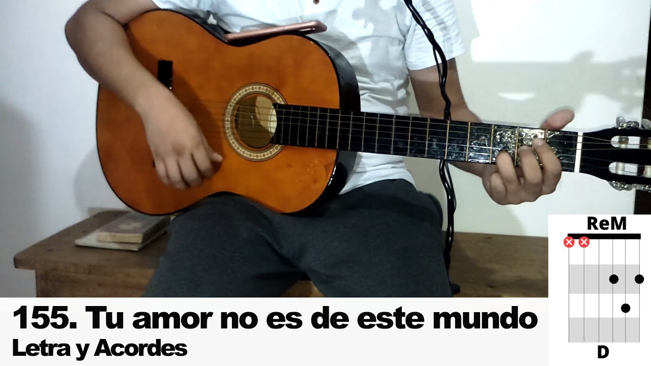 tu amor no es de este mundo acordes