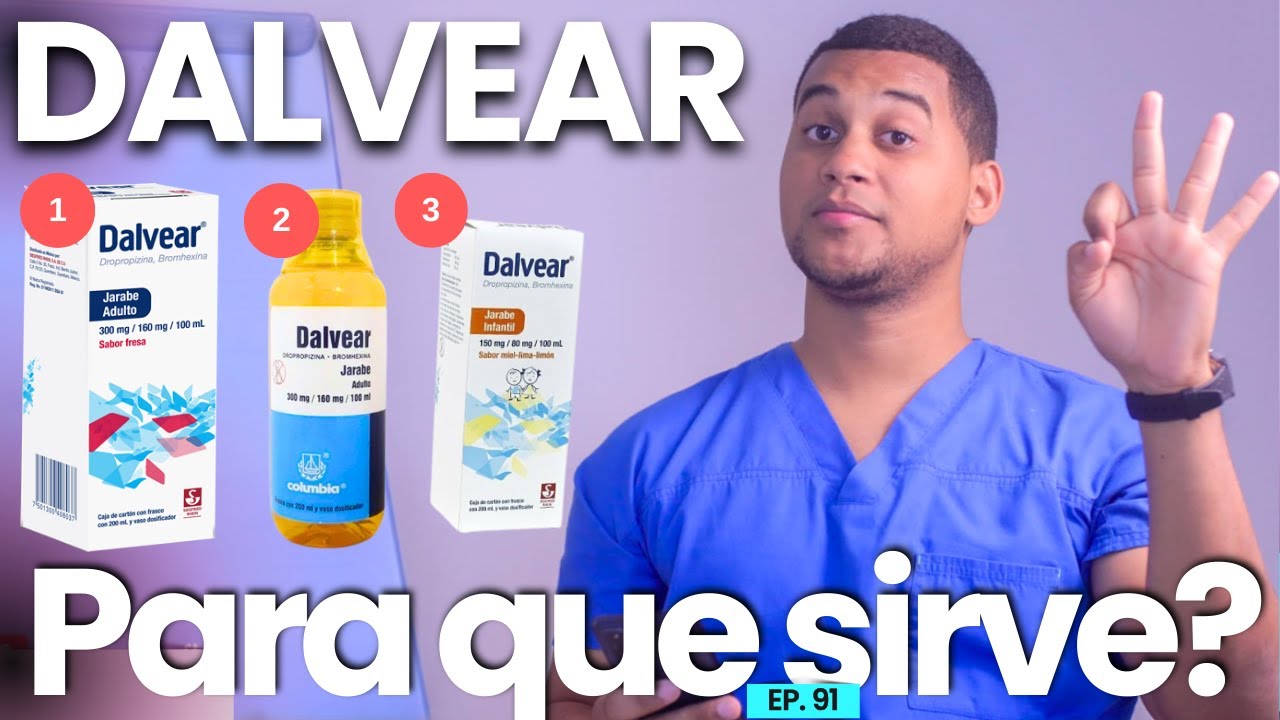dalvear jarabe infantil sabor miel para que sirve