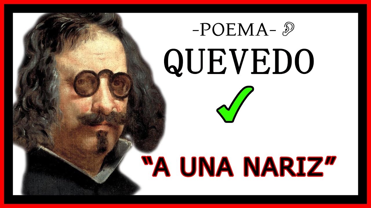 de qué trata el poema a una nariz