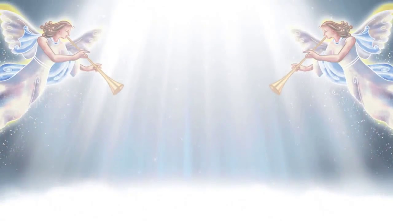 fondo de alas de angel en el cielo