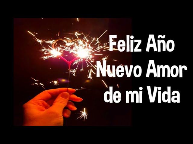 mensaje de feliz año nuevo para mi amor