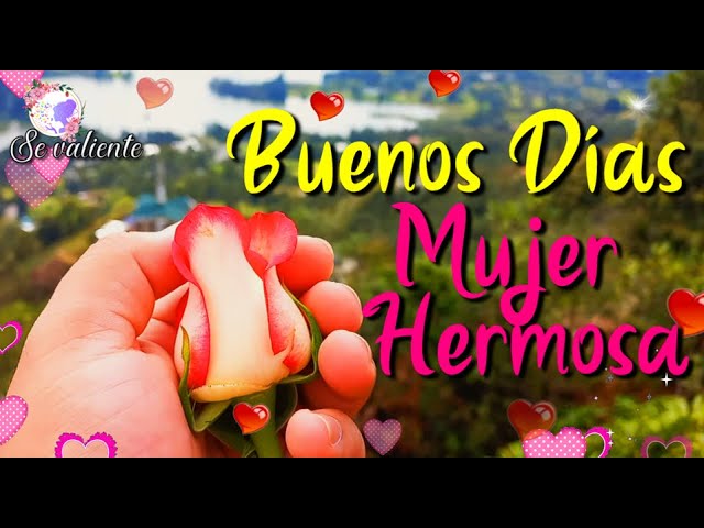 poema de buenos días para una mujer hermosa