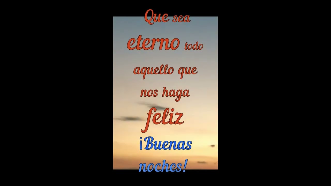 que sea eterno todo aquello que nos haga feliz