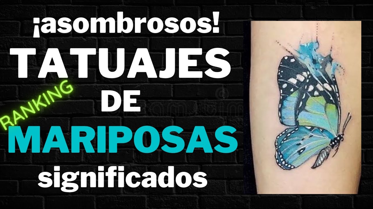 tatuajes de mariposas con nombres en las alas