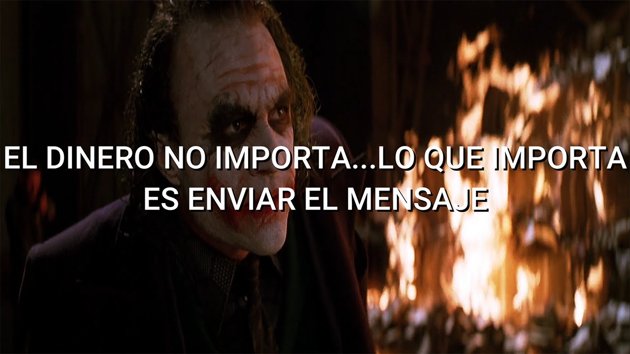 frases del joker batman el caballero de la noche