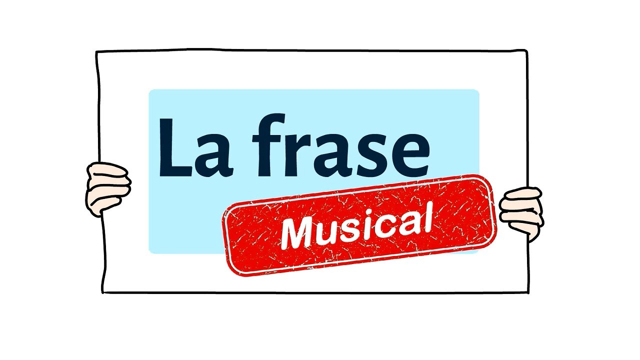 notas que dan inicio a una frase musical