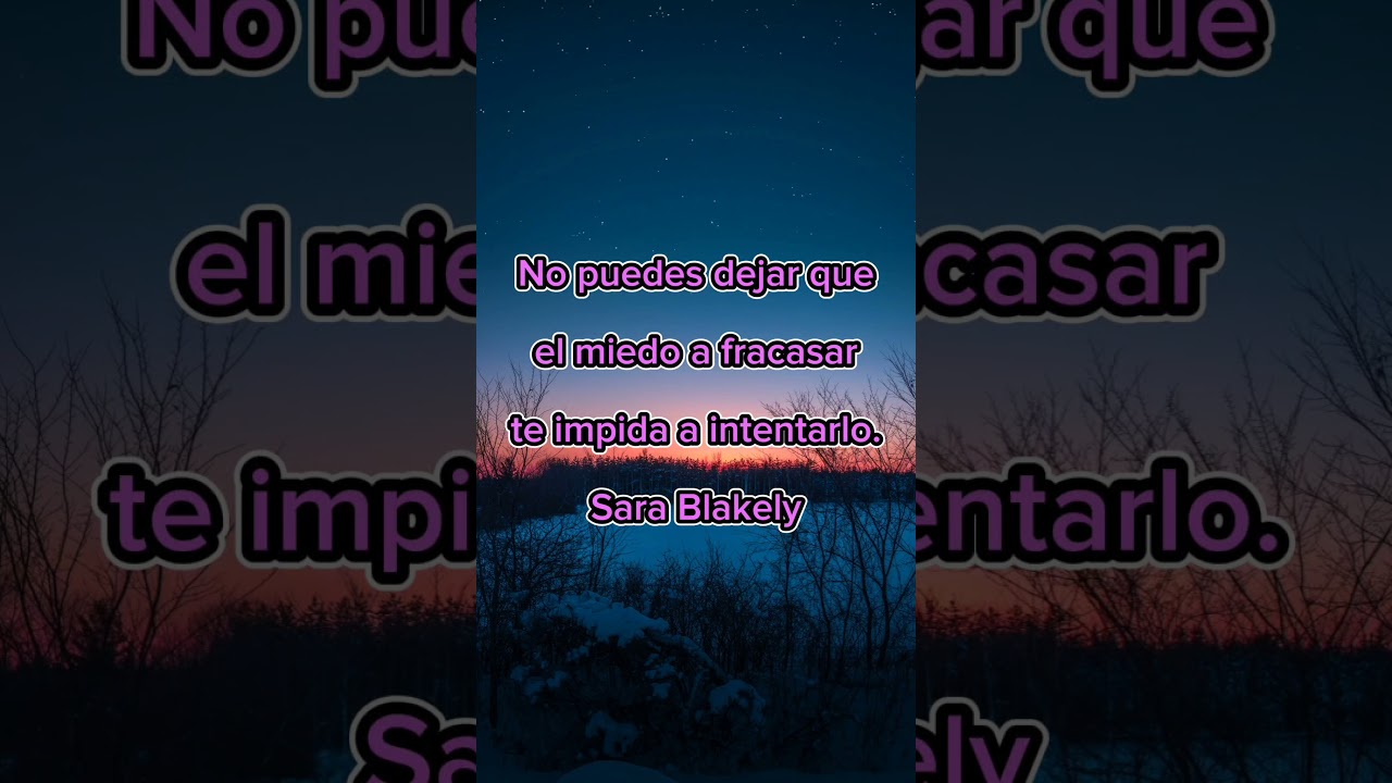 que el miedo a fracasar no te impida intentarlo