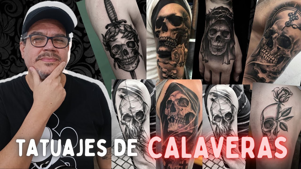 tatuajes de calaveras en la mano para mujer