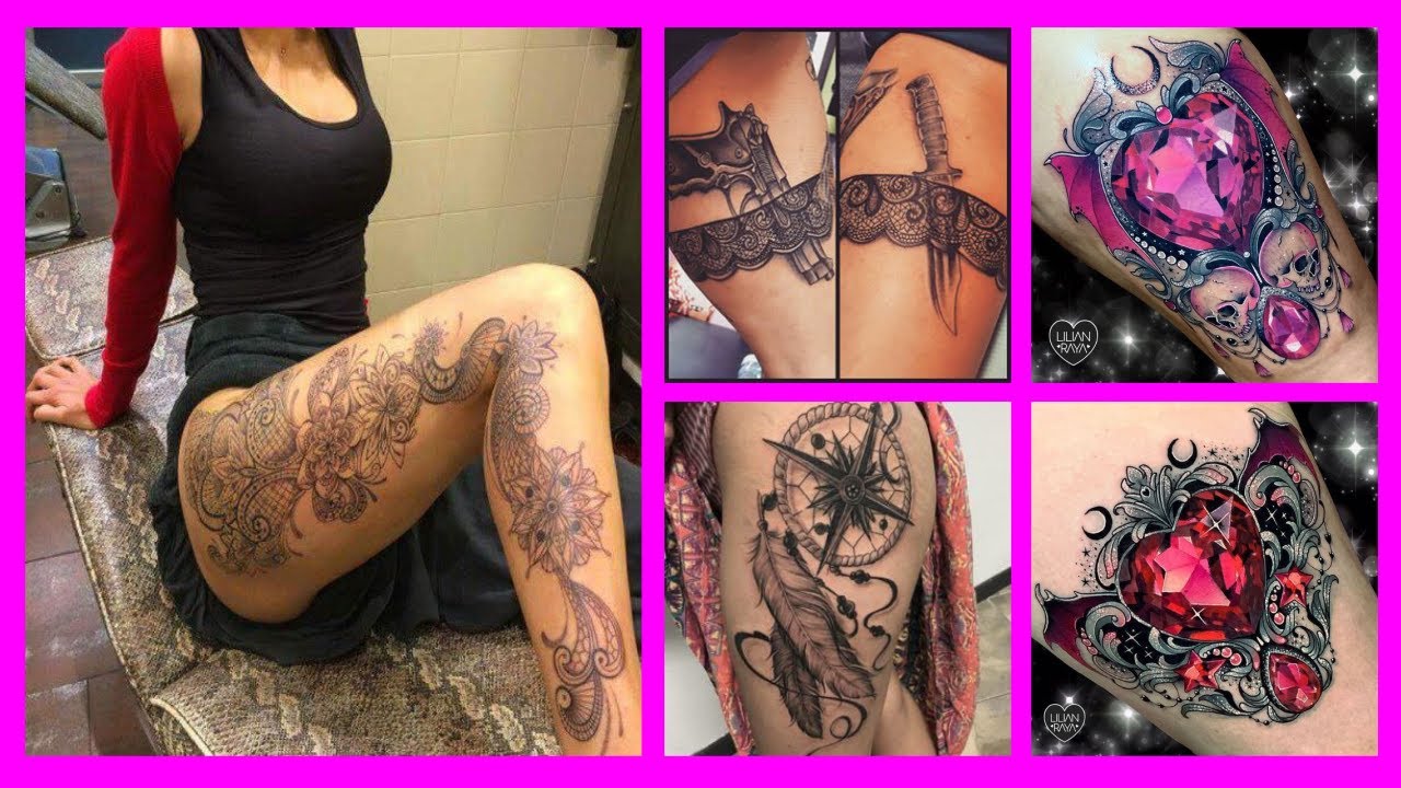 tatuajes de nombres en la pierna para mujer