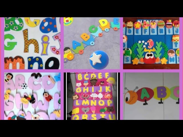 abecedario para pegar en el salon de clases