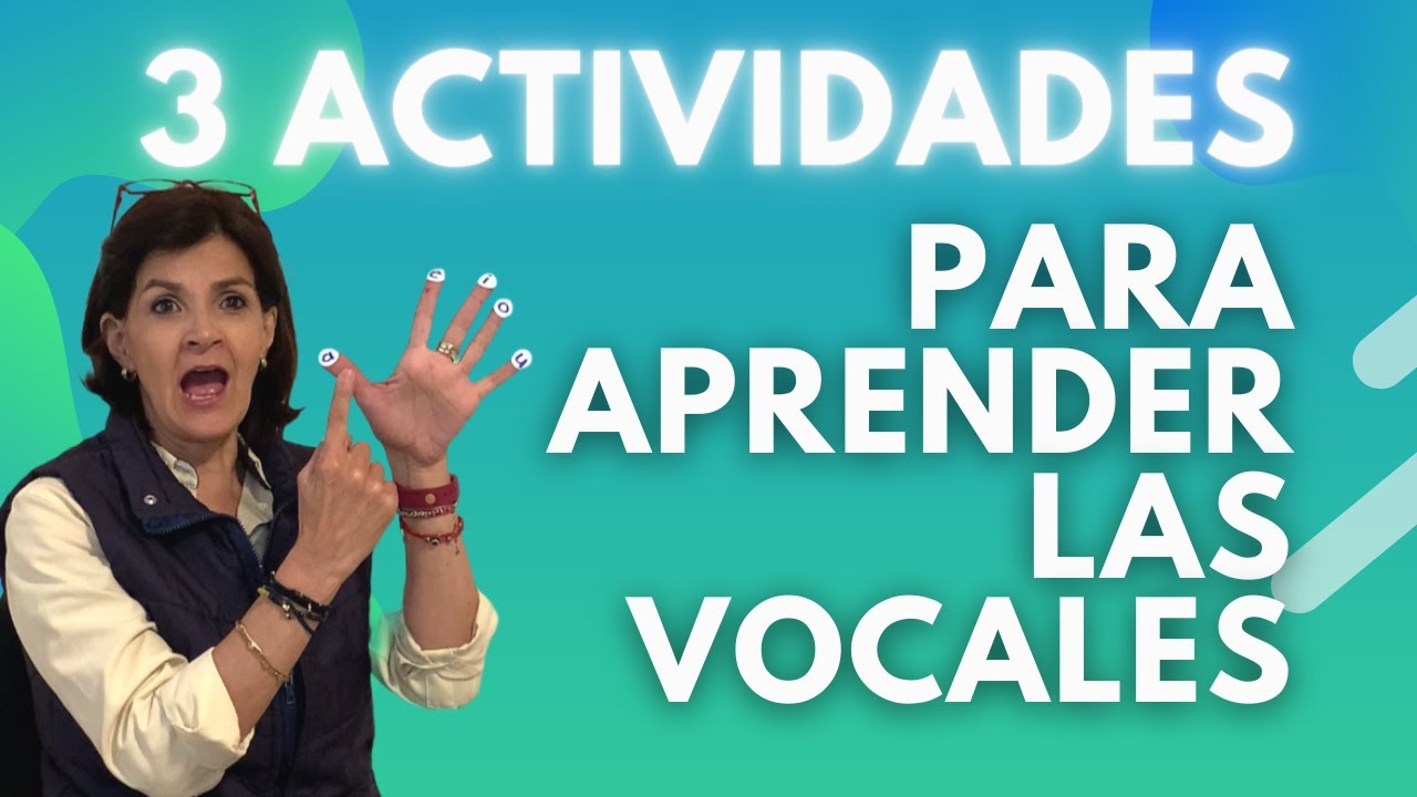 actividades lúdicas para enseñar las vocales en preescolar