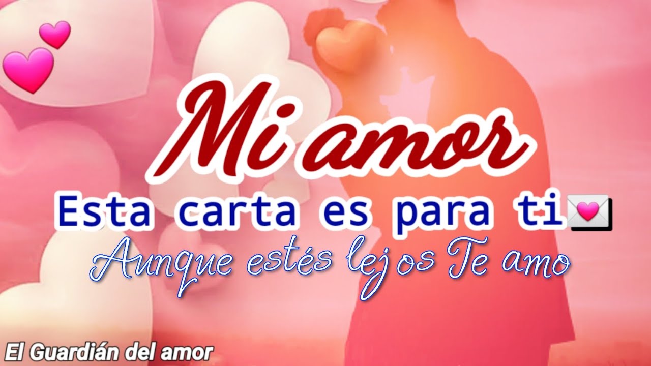carta para mi novio que se va lejos