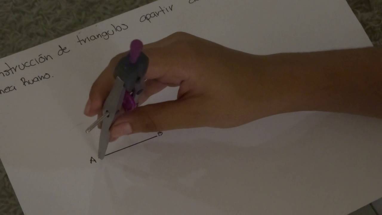 construccion de triangulos a partir de ciertos datos