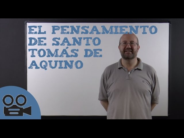 cual era el pensamiento de santo tomas de aquino