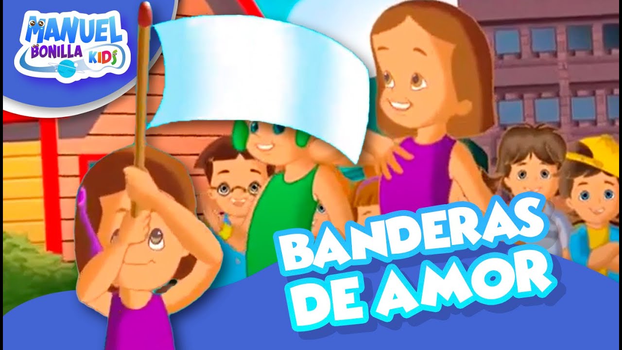en mi corazon hay banderas de amor letra