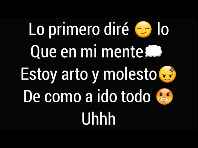 lo primero dire lo que en mi mente esta letra