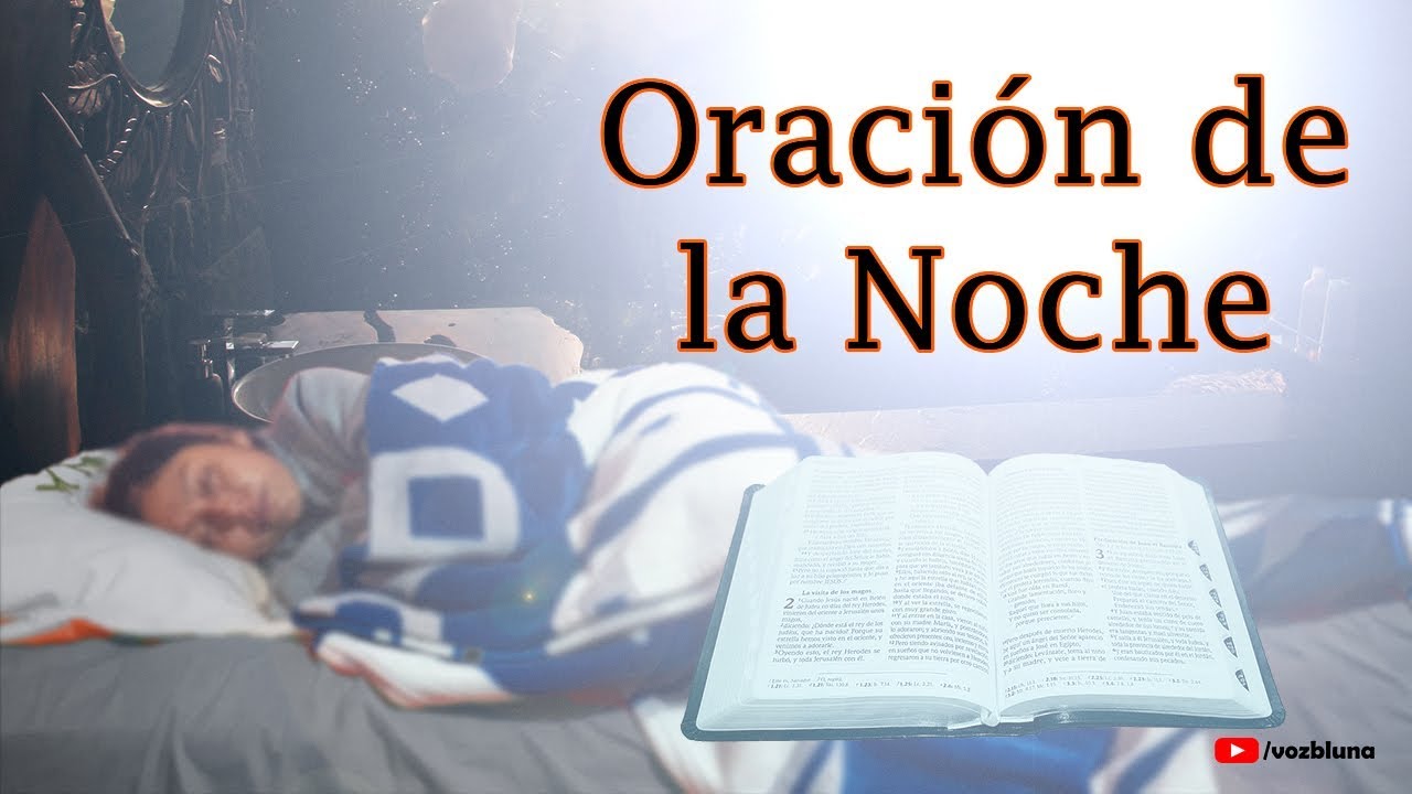 oración de la noche para dormir en paz con dios