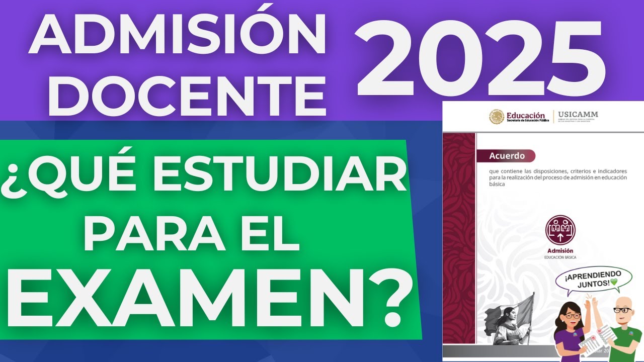 que estudiar para el examen de oposicion educacion basica