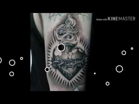tatuajes de corazón en el pecho para hombres