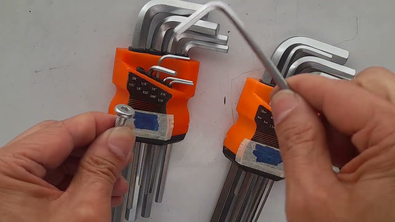 como saber la medida de una llave allen