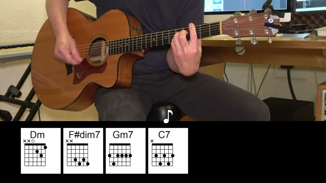 como tocar what a wonderful world en guitarra