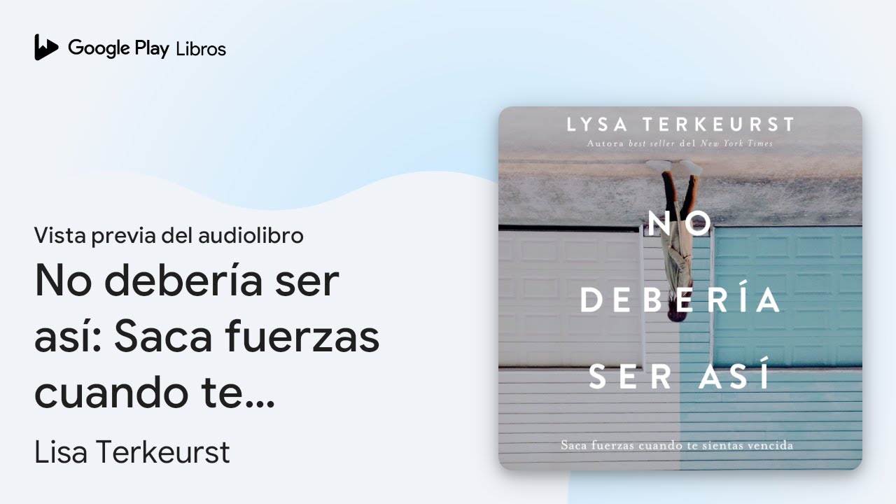 no debería ser así saca fuerzas cuando te sientas vencida