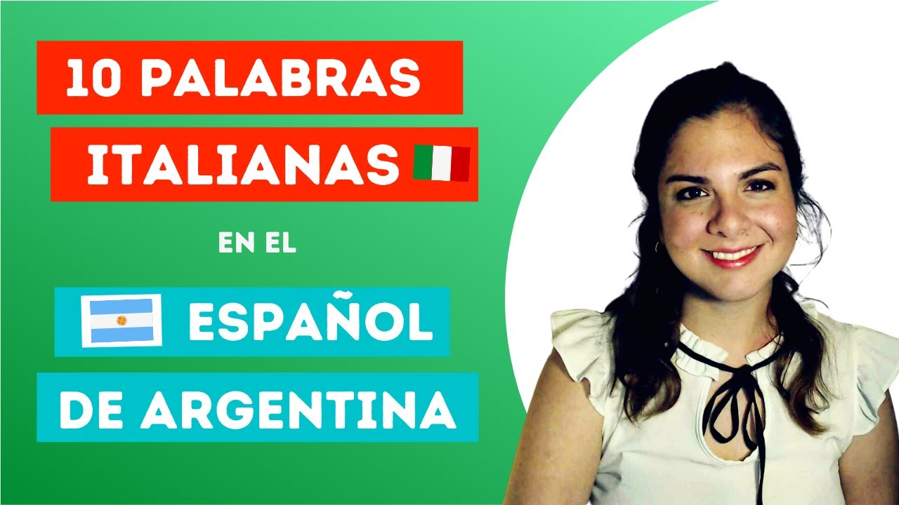 palabras en italiano que se usan en argentina
