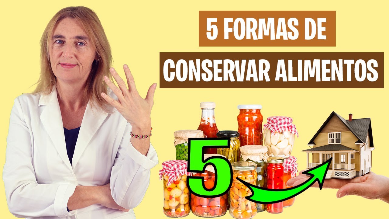 que metodos de conservacion de alimentos se utilizan en casa