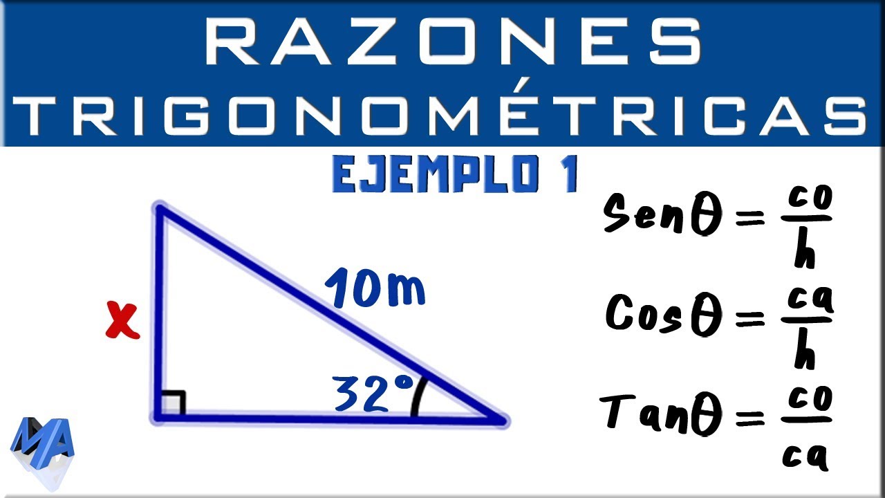 como sacar los lados de un triangulo con angulos
