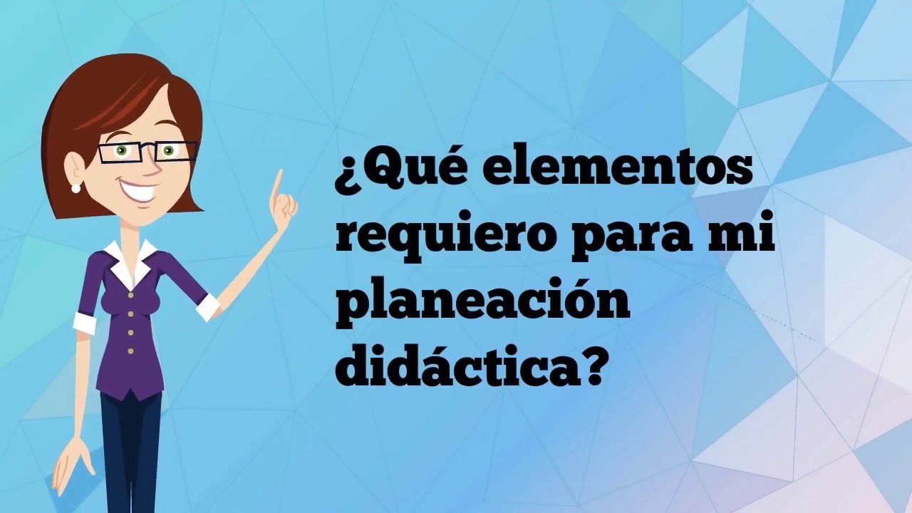 cuales son los elementos de la planificacion didactica