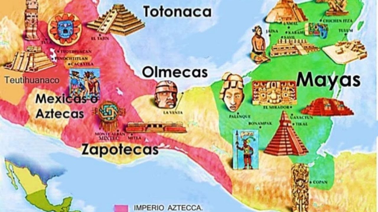 linea del tiempo de las culturas prehispanicas de mexico