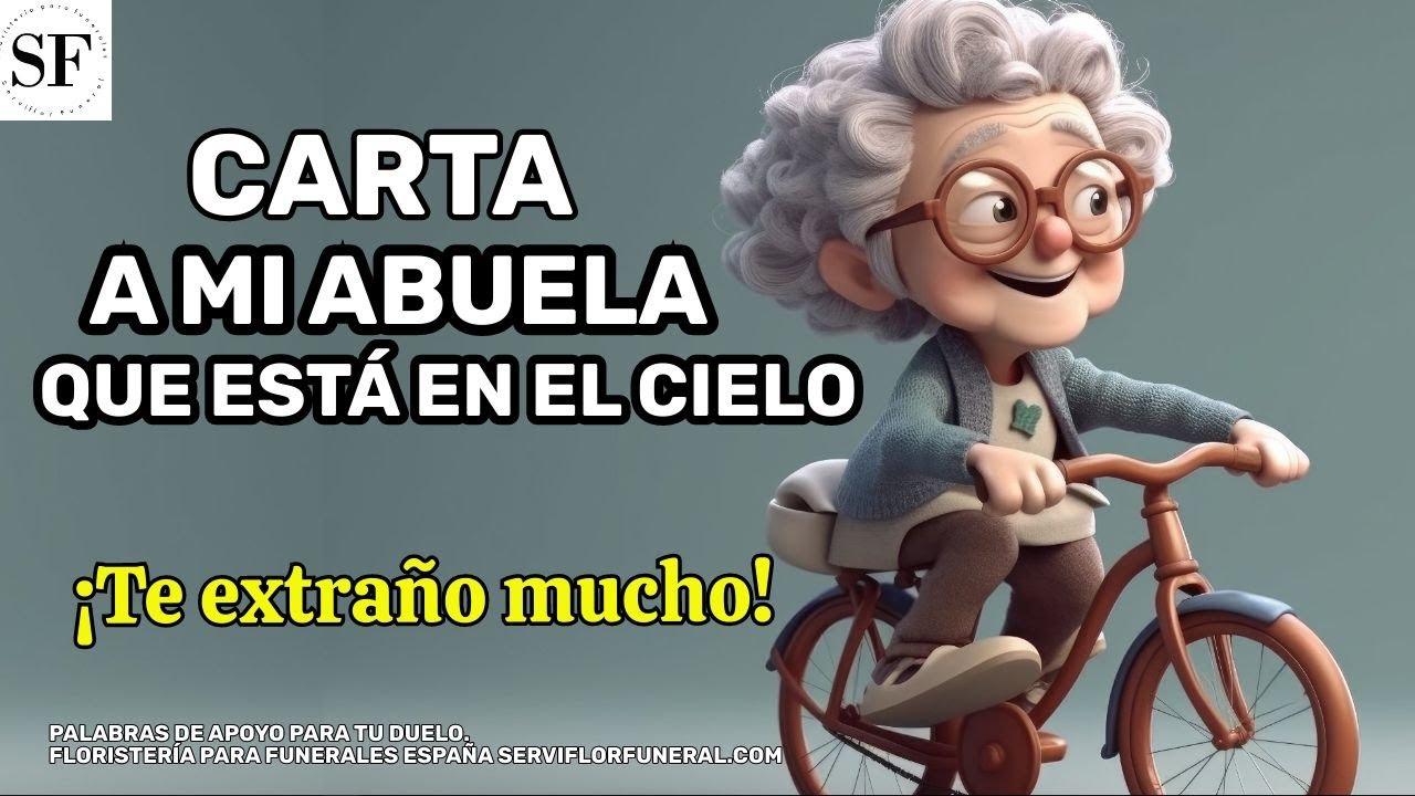 mensaje para mi abuela que esta en el cielo