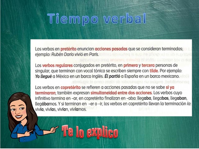 que tiempo verbal se utiliza en la biografia